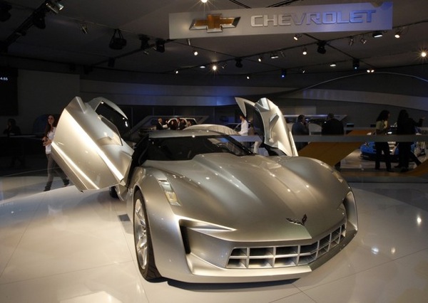 Dubai Motor Show. Chevrolet Corvette Stingray Concept.
