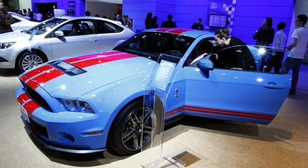 Dubai Motor Show. Ford Mustang GT500.