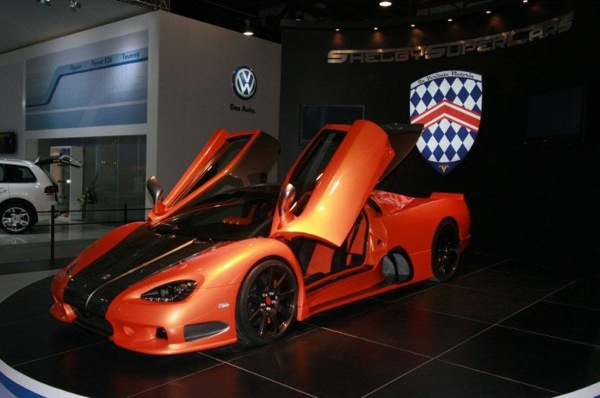 Dubai Motor Show. SSC — Shelby Super Cars.