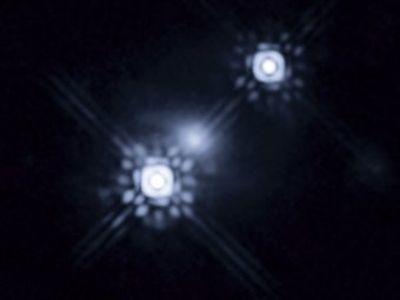 "Хаббл" помог астрономам рассмотреть аккреционный диск квазара