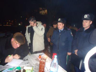 В палаточный городок приехали правоохранители: чернобыльцы требуют возбудить уголовное дело
