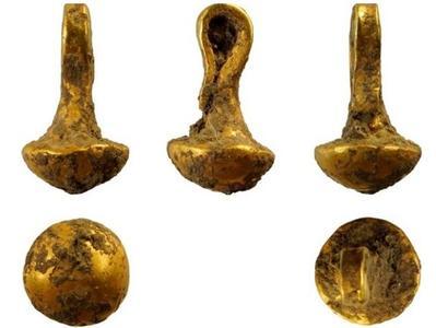 Болгарские археологи нашли золотой кулон, которому 6 тысяч лет