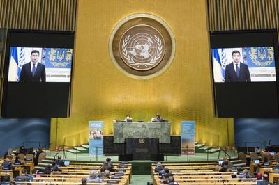 Зеленский в ООН назвал три главных шага по урегулированию конфликта на Донбассе