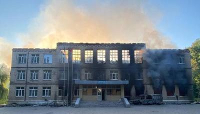 Российские оккупанты обстреляли школу в Авдеевке