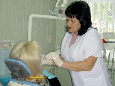 Татьяна Чуркина на своем стоматологическом посту: «Теперь все будет в порядке».