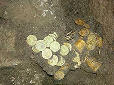 Иерусалим: найден тайник золотых византийских монет