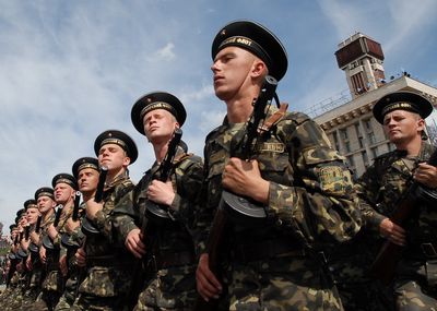 В Киеве прошла репетиция парада ко Дню Победы