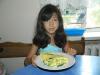 Даша Ли приготовила  свой фирменный омлет  с зелёным горошком:  быстро и вкусно!