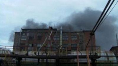В России горит Казанский пороховой завод. ВИДЕО