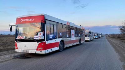 26 автобусов выехали из Запорожья для эвакуации мариупольцев