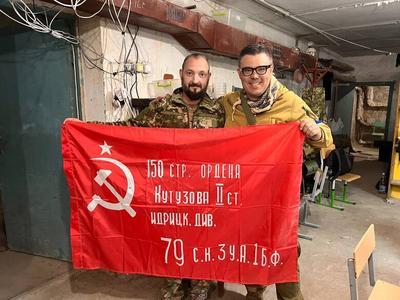 Под Балаклеей ВСУ захватили флаг 150-й мотострелковой дивизии РФ