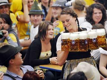 Фестиваль пива в Мюнхене.